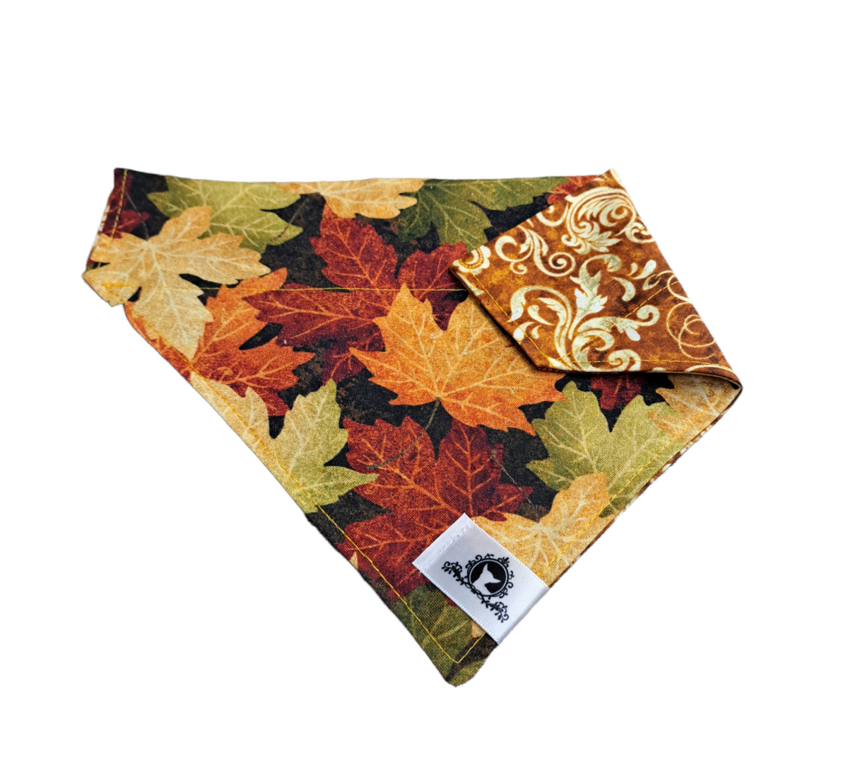 Foulard 2 en 1 pour grand chien - Automne A003