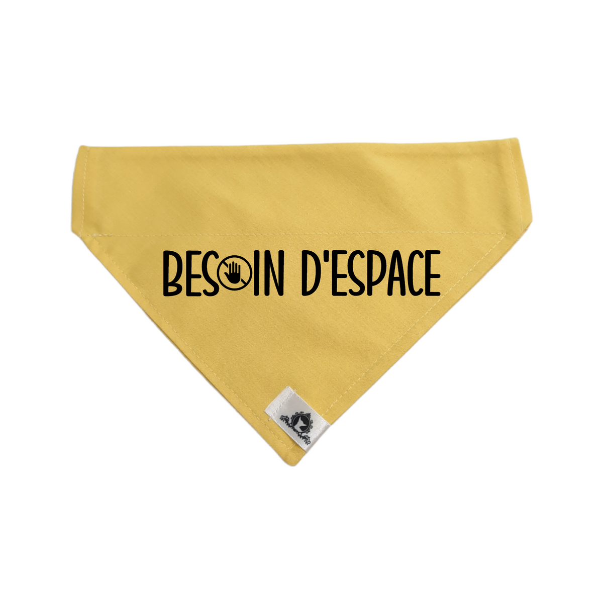 Foulard pour chien - BESOIN D'ESPACE - Chien anxieux réactif