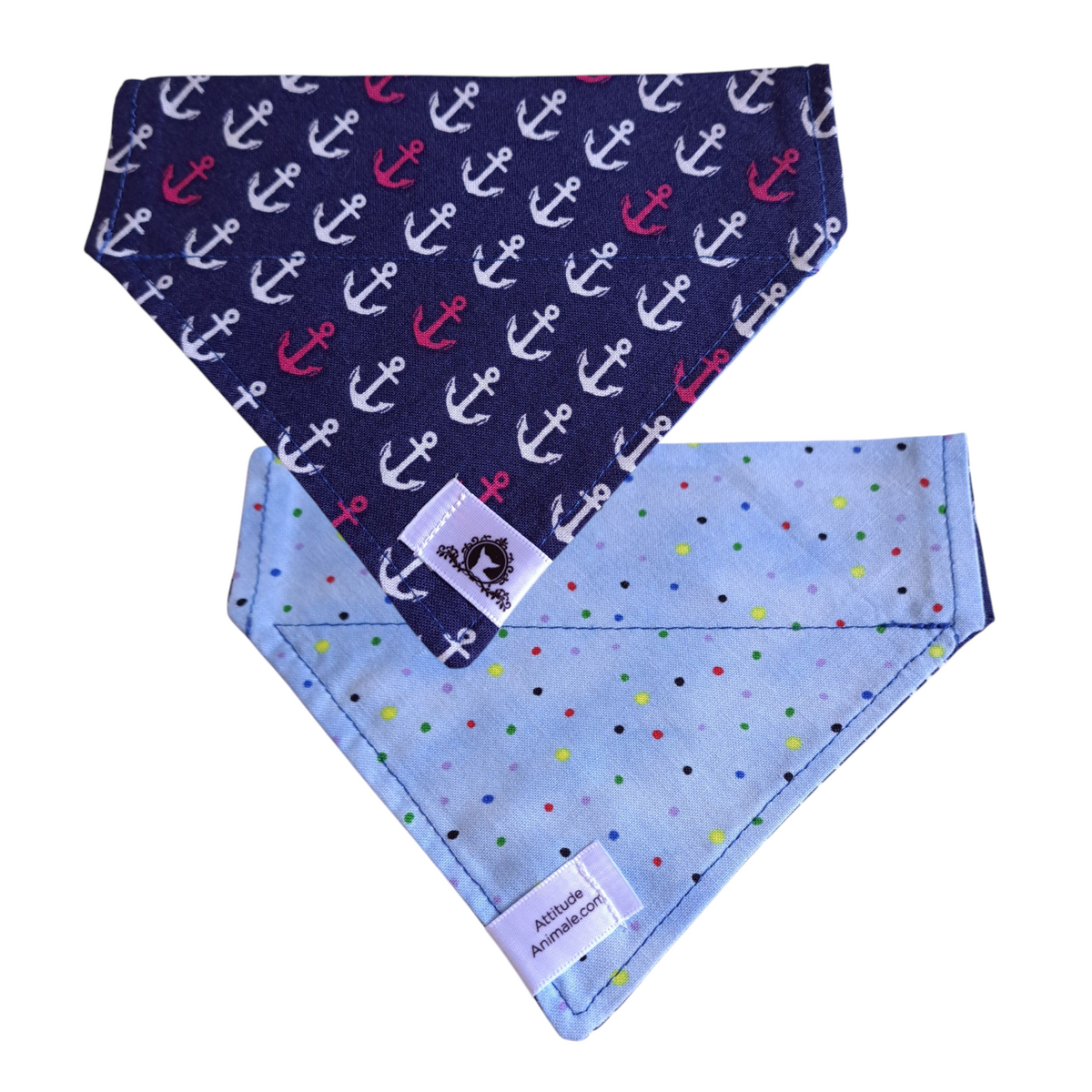 Foulard réversible 2 en 1 pour chat et petit chien - PR045