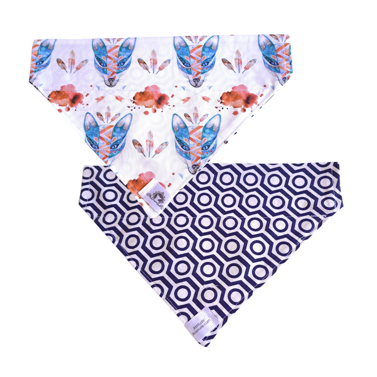 Foulard réversible 2 en 1 pour grand chien - GR023