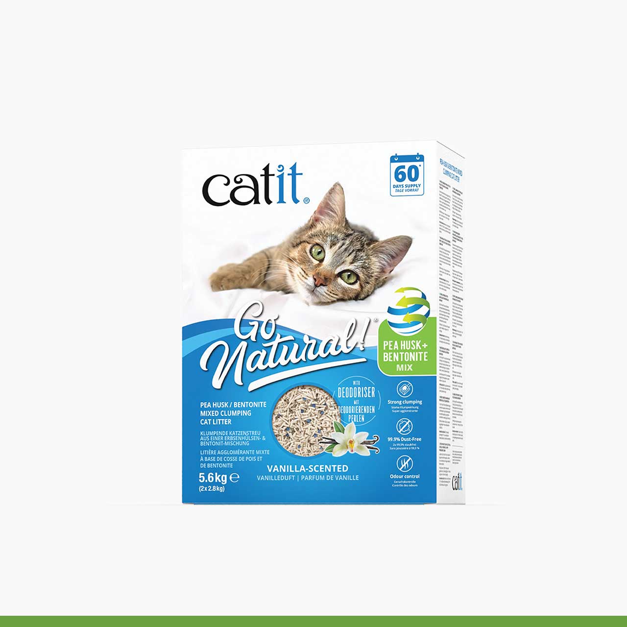 Lettiera per gatti agglomerante Catit Go Natural Multi-Cat