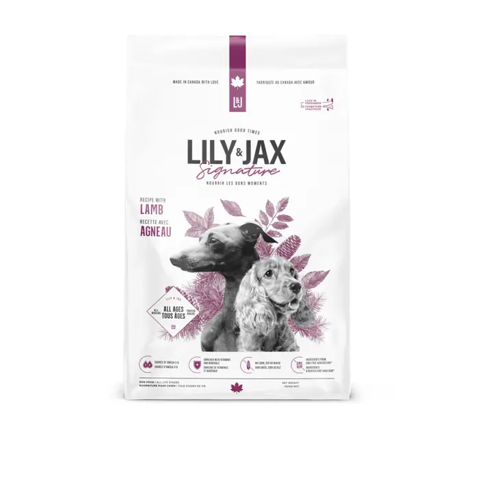 Lily & Jax recette avec agneau - Nourriture sèche pour chien - Toutes races, tous stades de vie