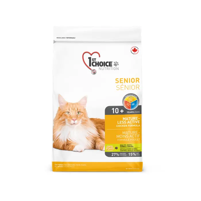 1st Choice Mature-moins actif - Nourriture sèche pour chat sénior