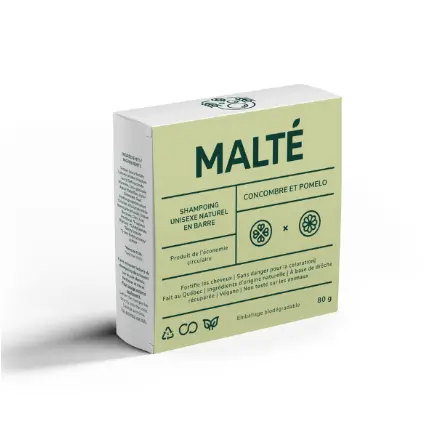 Shampoing en barre Malté